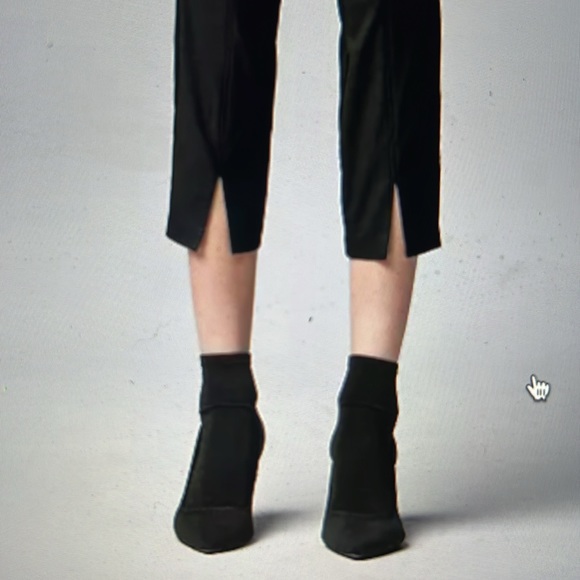 Simply Vera Wang front slit stretch ankle pants size L - Picture 1 of 16